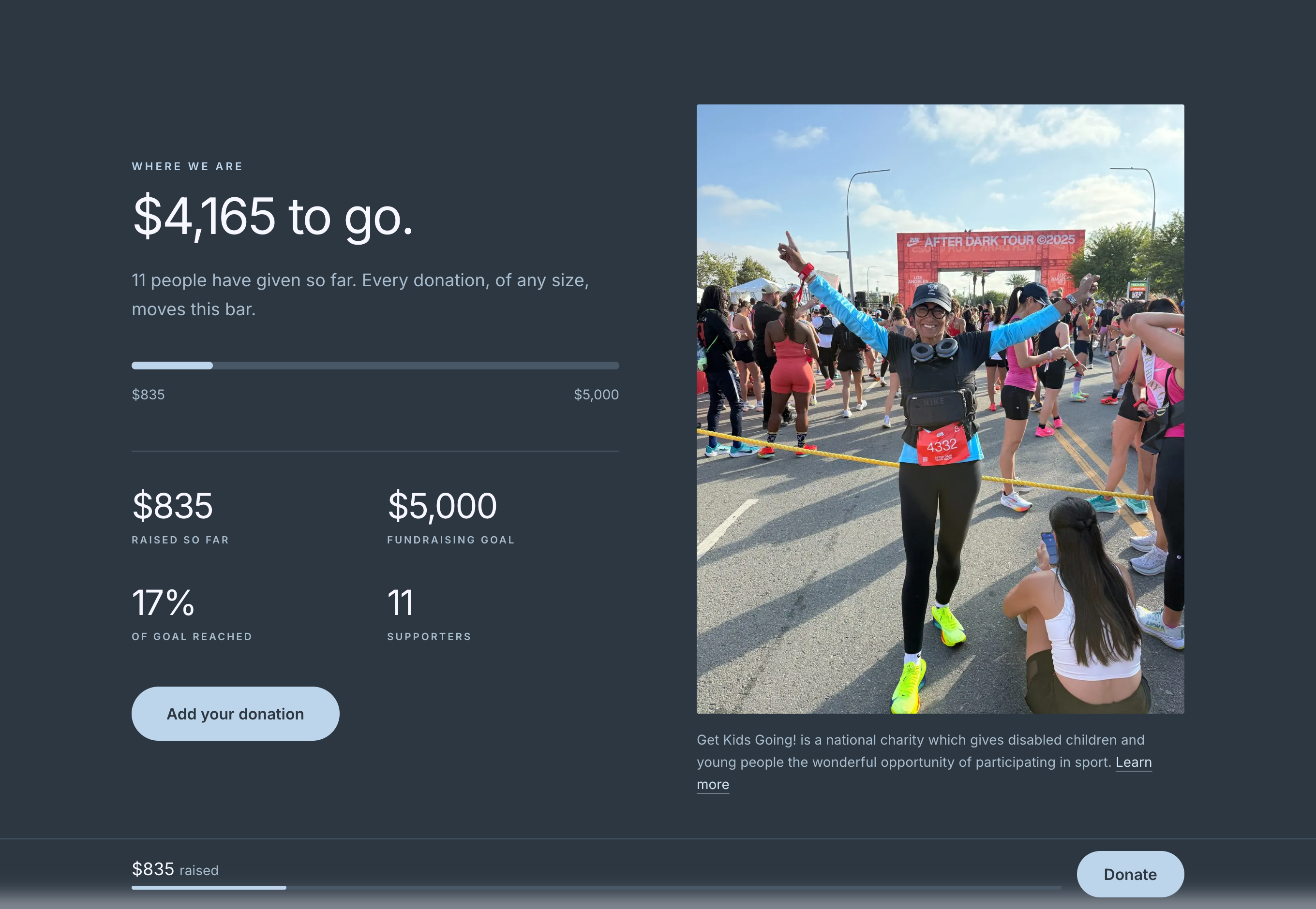 My Mom Marathon's Fundraiser